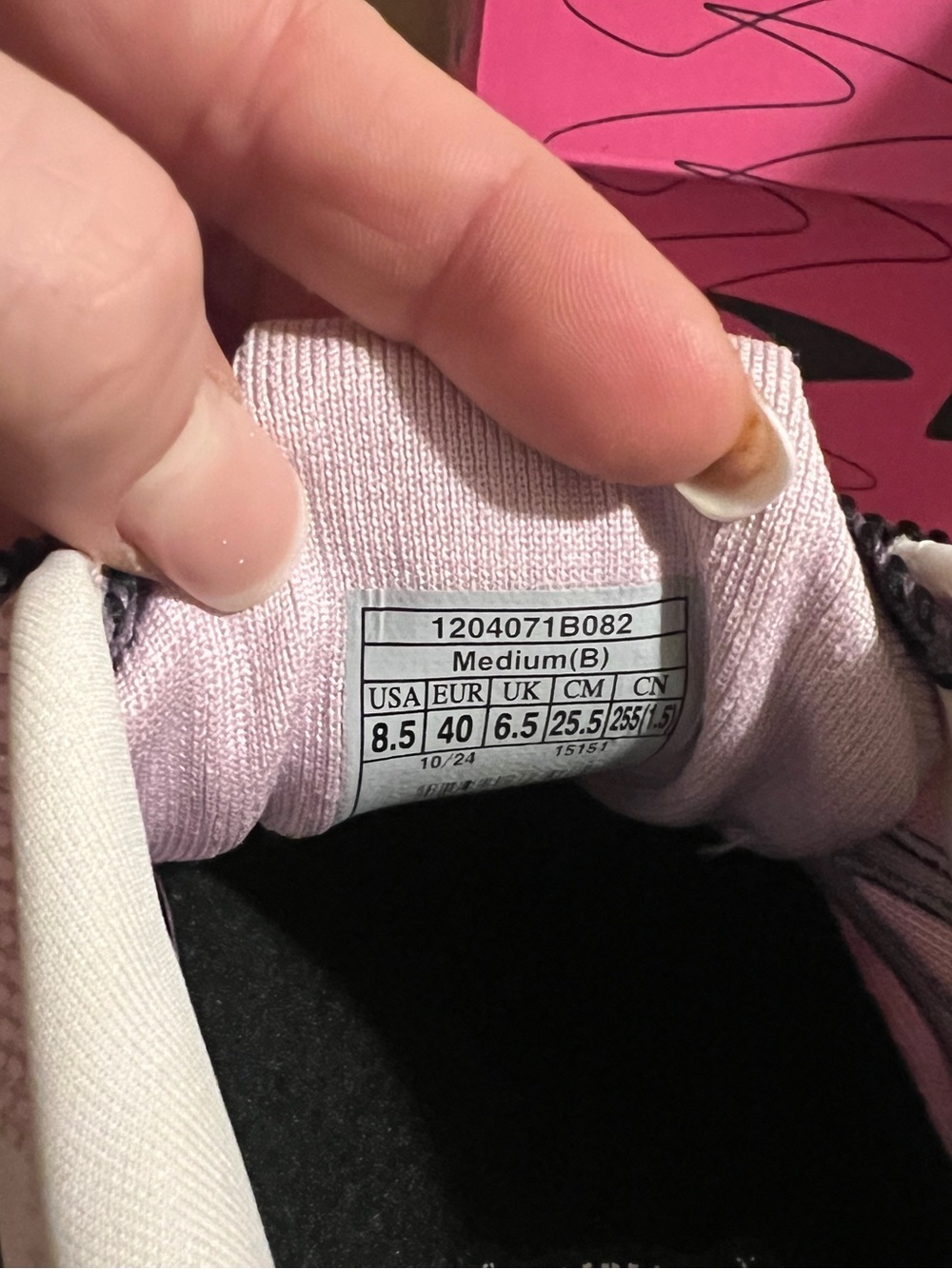 Brooks Ghost 16 Run Sneakers Empower Her Purple Lilac White Women’s 8.5 NIB - Picture 9 of 12